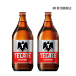 Promo 2 caguamas Tecate original 940ml no retornable