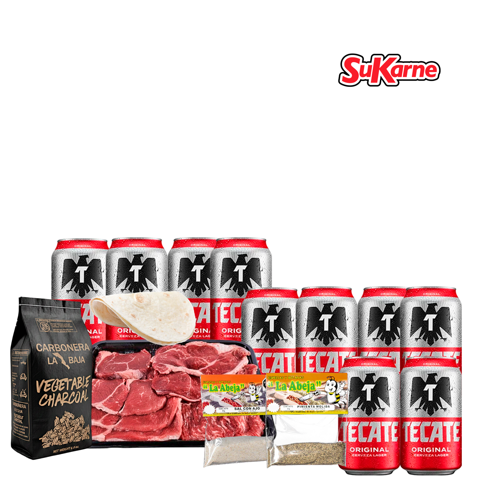 paquete_compas_ Paquete de carne asada los "esenciales " - Imagen 1