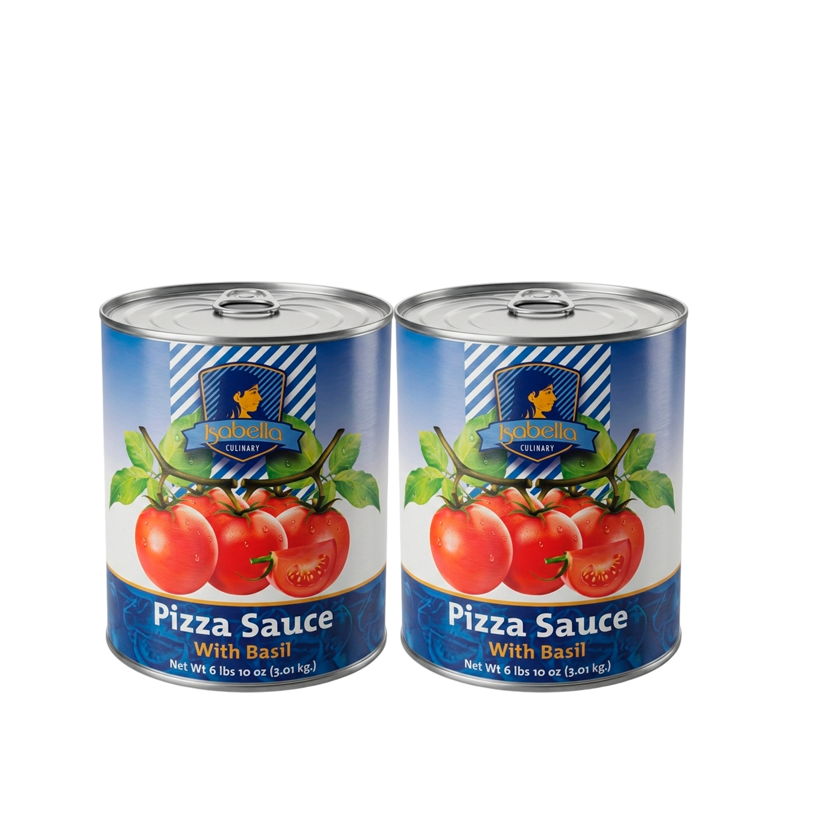 salsa_para_pizza Promo 2 salsa con albahaca p/ pizza 3kg x - Imagen 1